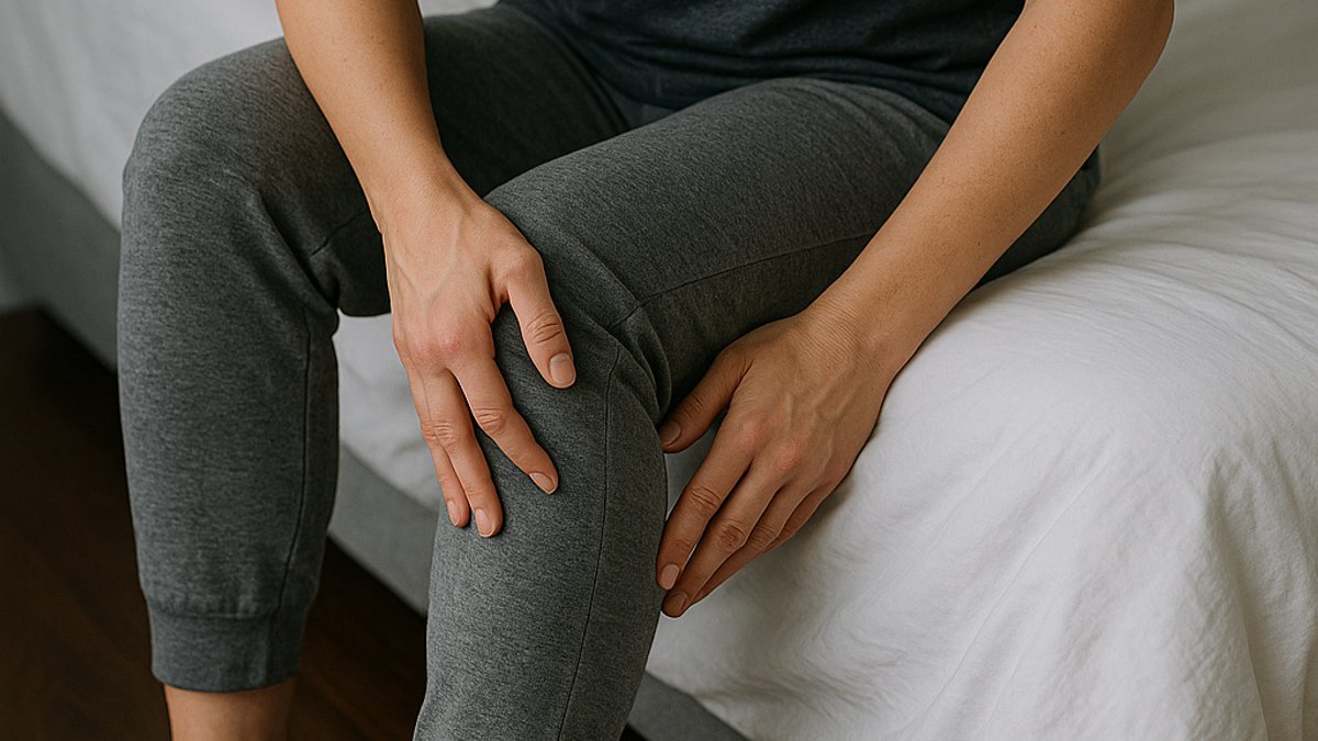 Patient experiencing the uncontrollable urge to move their legs at night